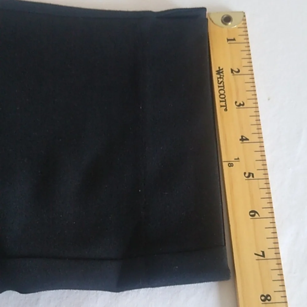 Torrid Womens Pants Taper Ponte Black size 0 12 Large Pull On Office Party - Picture 11 of 14